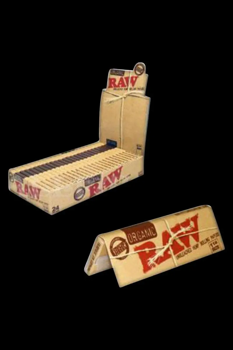 Raw Organic Hemp 1¼ Rolling Papers – 24-Pack 1