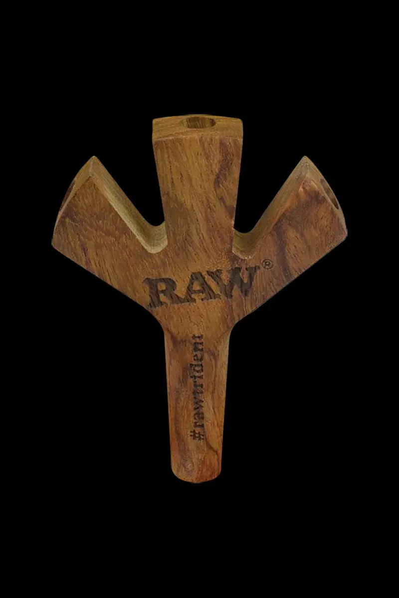 Raw Trident Triple-Barrel Cigar Holder – Ergonomic Grip Design 1