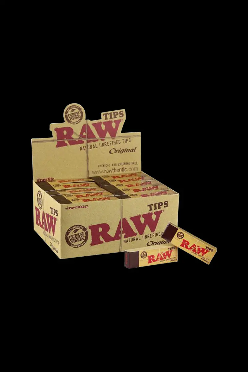 Raw Unrefined Rolling Tips – 50-Pack Bulk Bundle 1