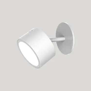 Rechargeable White Led Wall Light With Built-In Battery 1