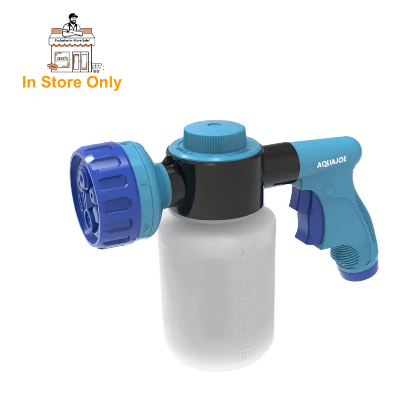 Refurbished Aqua Joe Aj-Msg-Tnd Multi-Function Hose Spray Gun – 7 Spray Patterns, Quick Soap-To-Water Dial, 17 Oz Capacity (In-Store Exclusive) 1