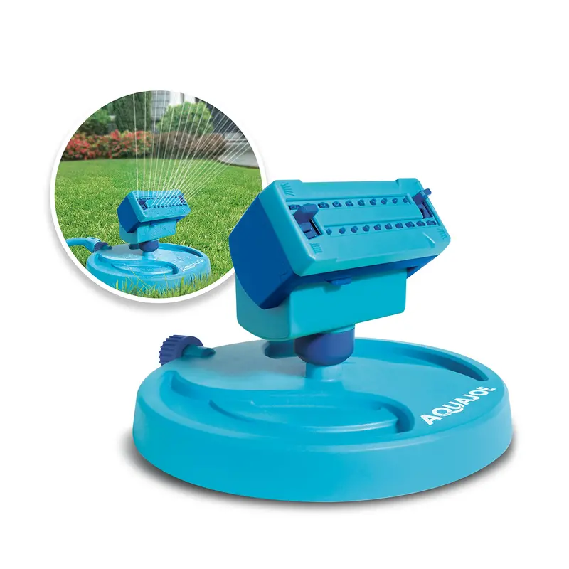 Refurbished Aqua Joe Aj-Ospr20 Mini Gear-Driven Oscillating Sprinkler On Sled Base – Up To 4,250 Sq. Ft. 1