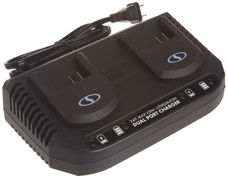 Refurbished Snow Joe 24Vchrg-Dpc Dual-Port 24V Quick-Charge Docking Station 1