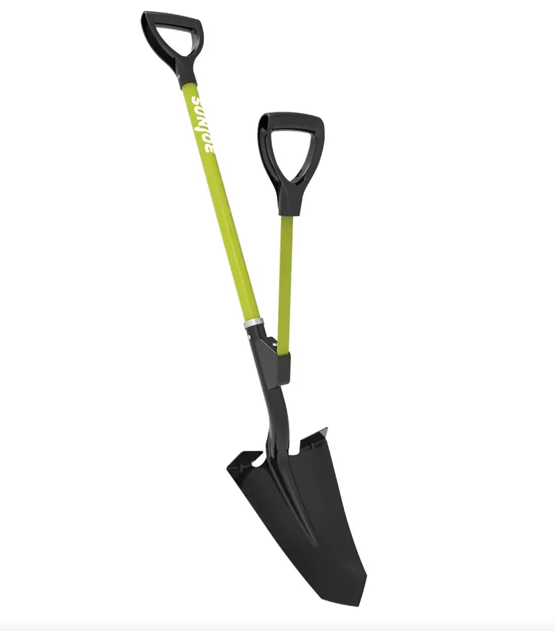 Refurbished Sun Joe Sj-Shlv07 Shovelution Ergonomic Garden Shovel – 9-Inch Steel Spear-Head Digging Tool 1
