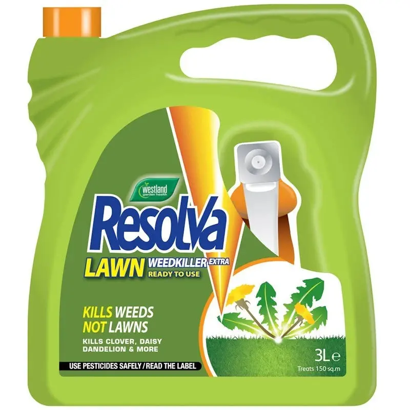 Resolva Lawn Weed Killer – Ready-To-Use 3L Formula For Targeted Grass Control 1