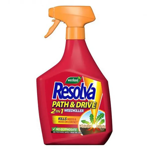 Resolva Path & Drive Weedkiller – 1L Ready-To-Use Tough Surface Herbicide 1