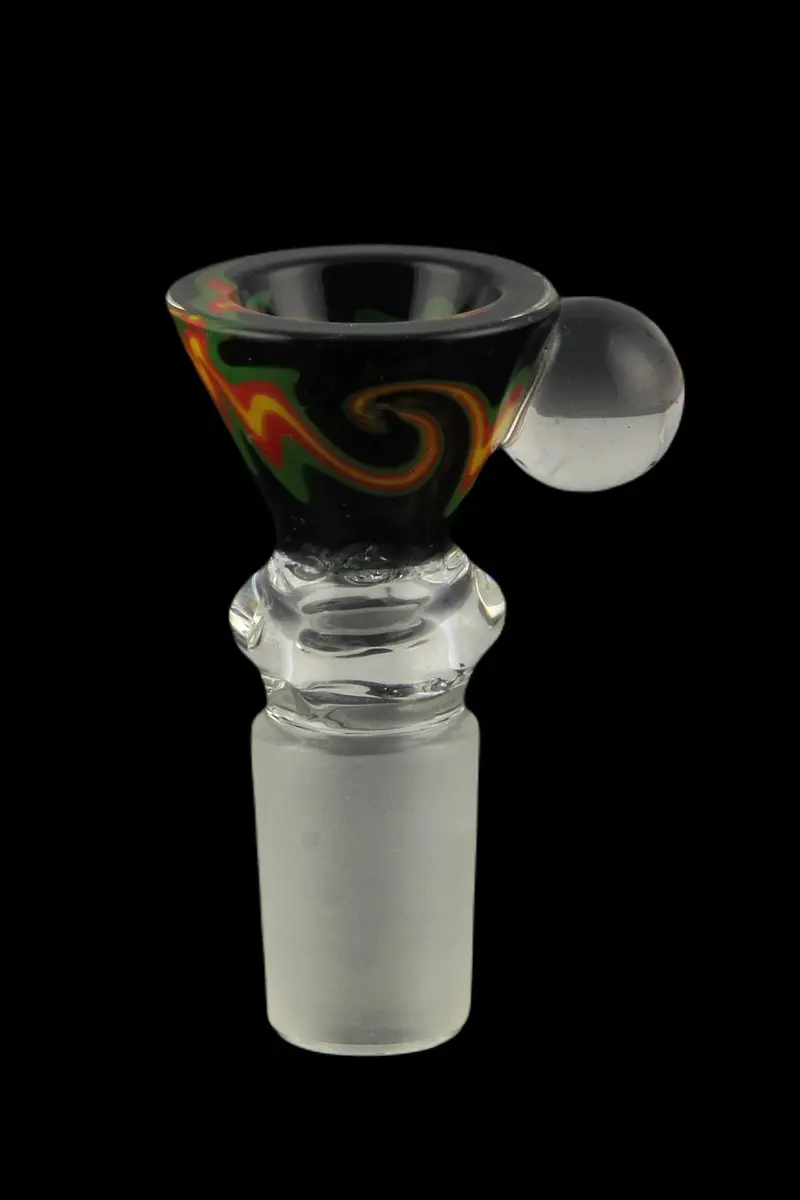 Reversal Honeycomb Glass Bowl With Embedded Marble Accent 1