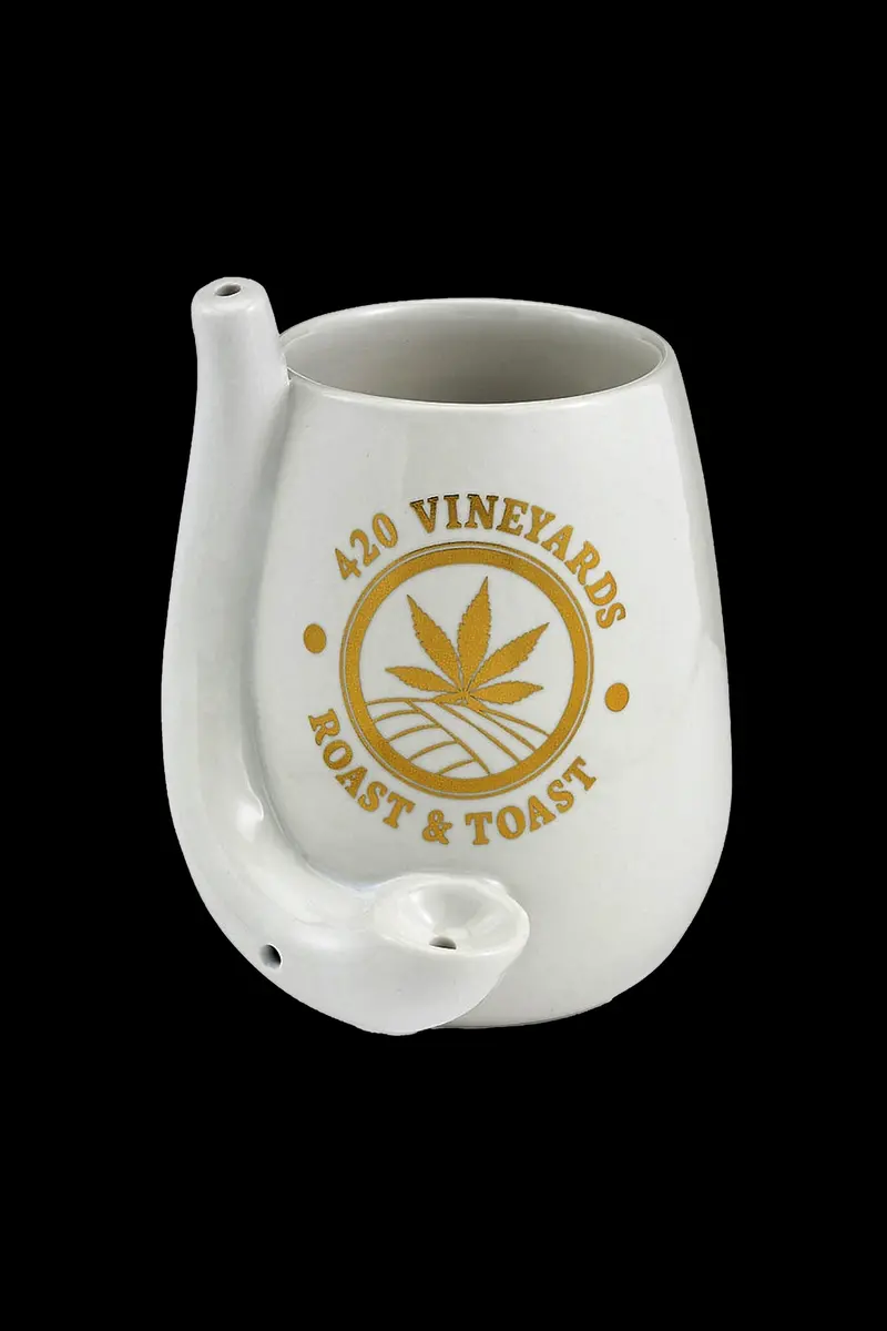 Roast & Toast 420 Vineyards Wine Glass Pipe 1
