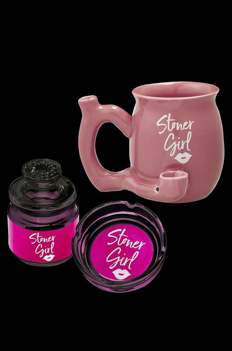 Roast & Toast Pink Stoner Girl Gift Set 1