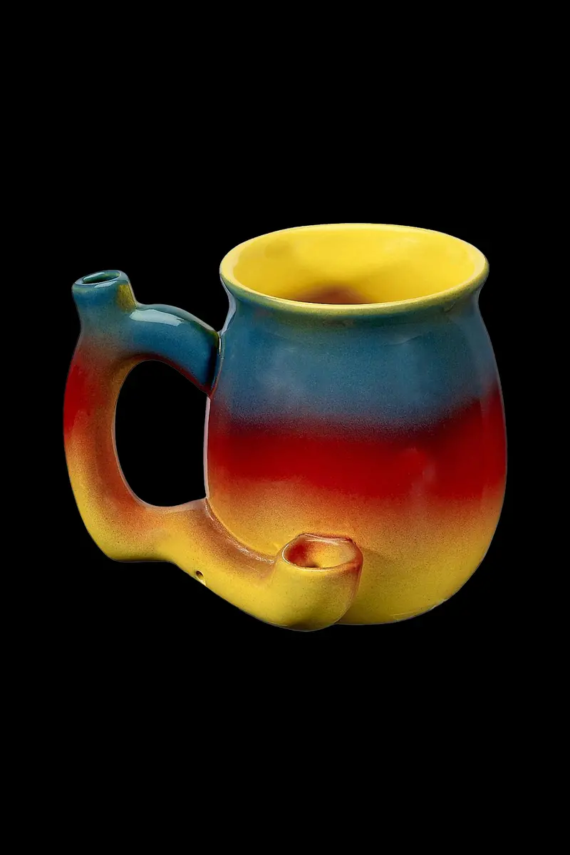 Roast & Toast Sunrise-Themed Ceramic Mug Pipe 1