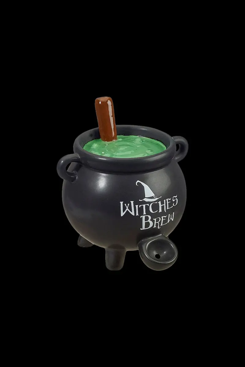 Roast & Toast Witches Brew Cauldron Ceramic Pipe 1