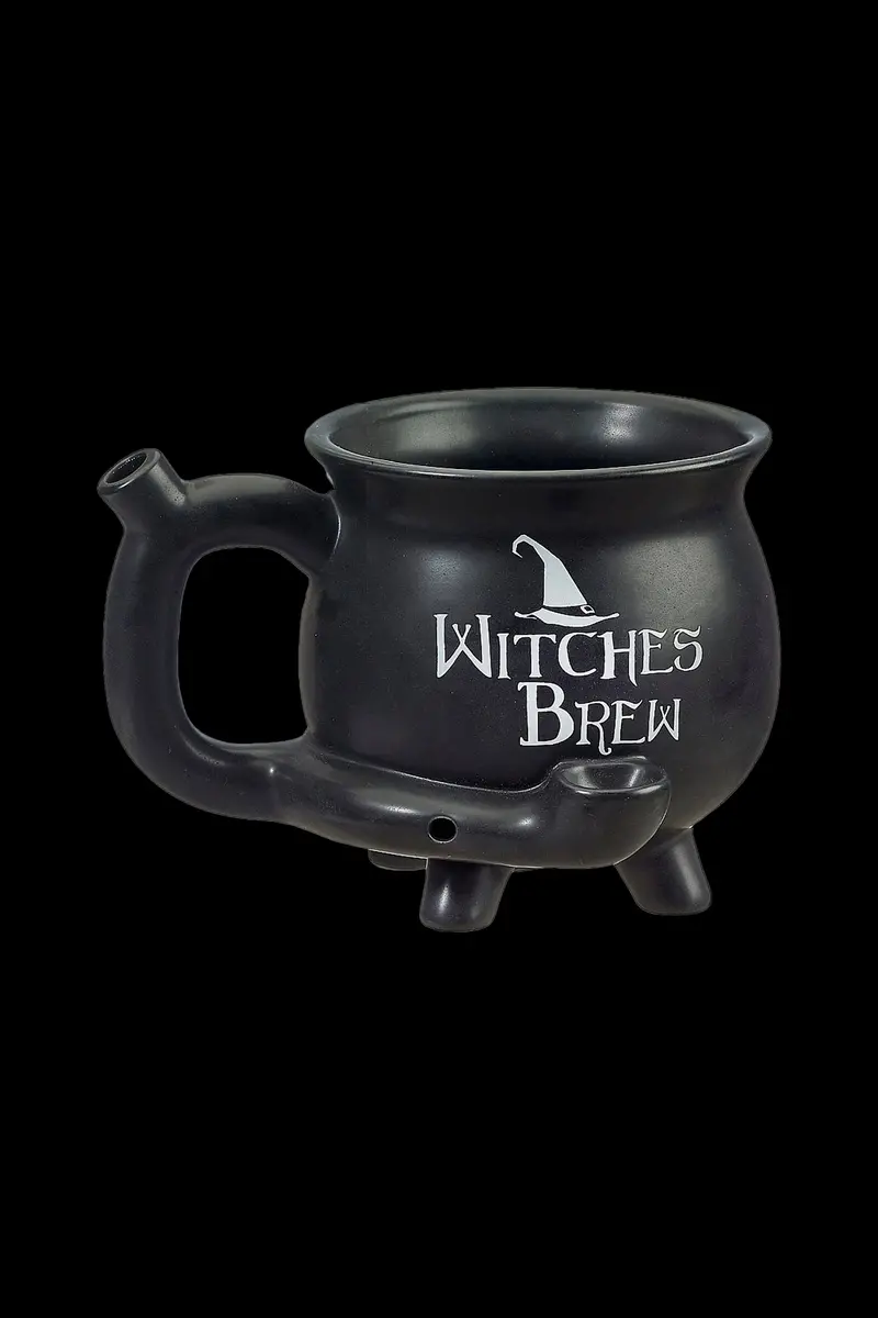 Roast & Toast Witches Brew Cauldron Mug Pipe 1