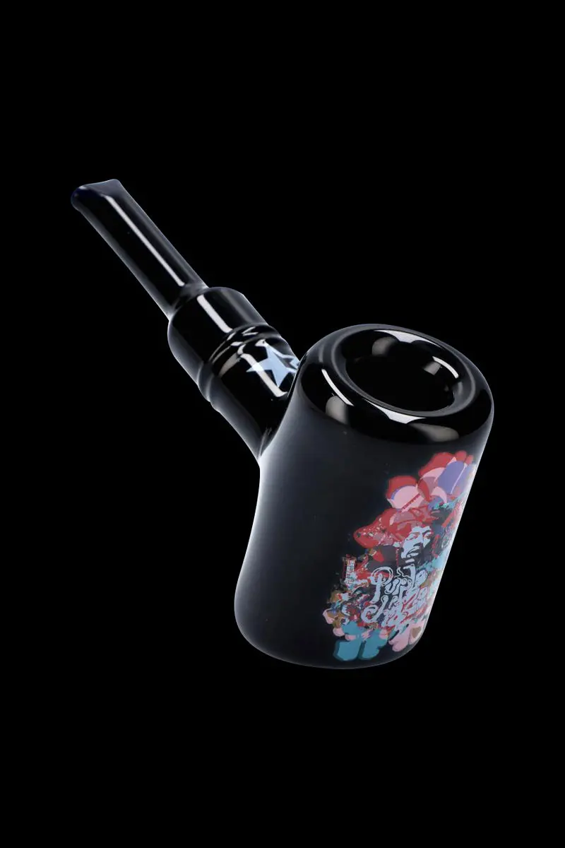 Rock Legends Jimi Rainbow Haze Hammer Pipe – Colorful Glass Sherlock 1