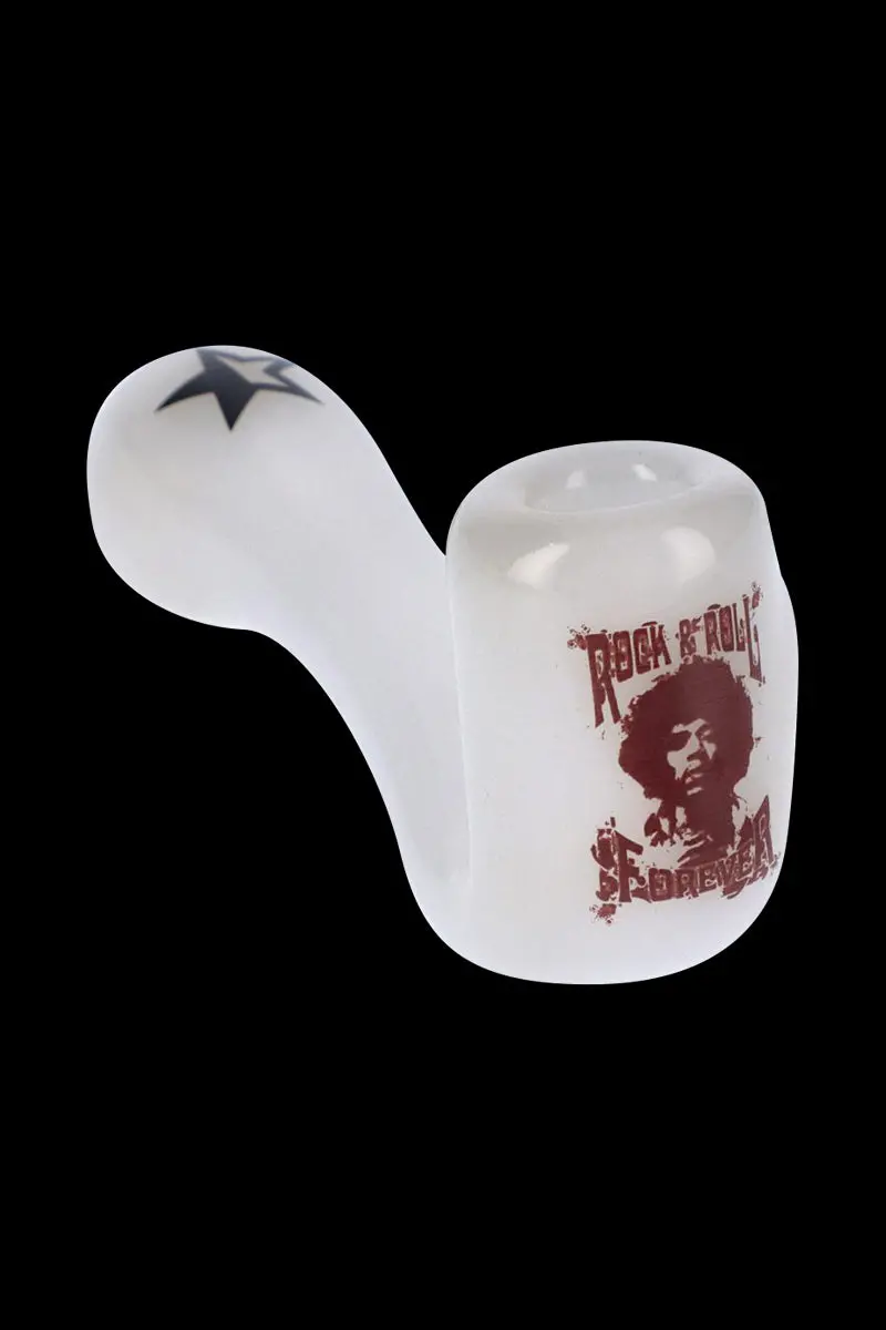 Rock Legends Jimi Rock On Sherlock Pipe – Sleek Glass Design 1