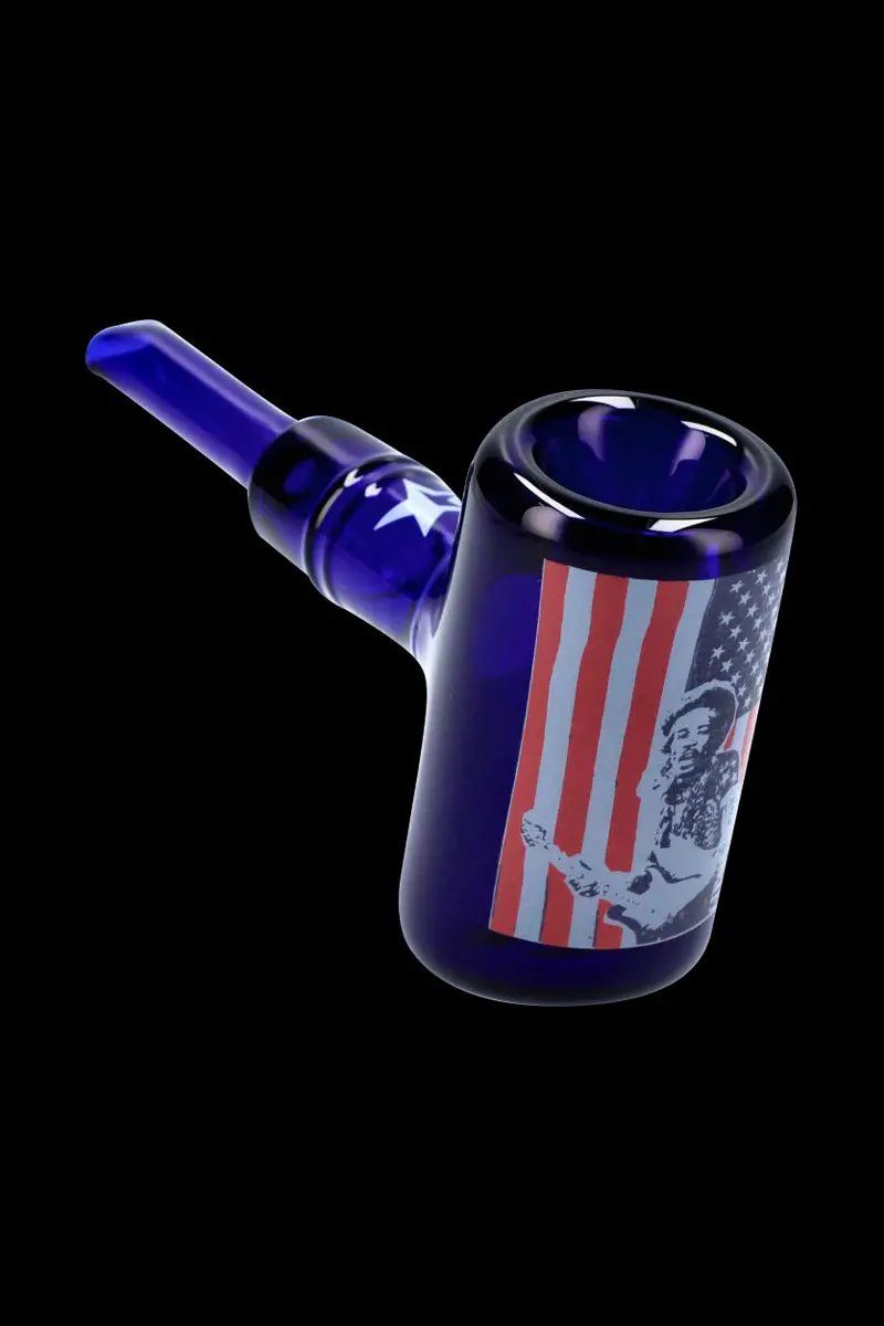 Rock Legends Jimi Usa Hammer Pipe – Patriotic Sherlock-Style Glass 1