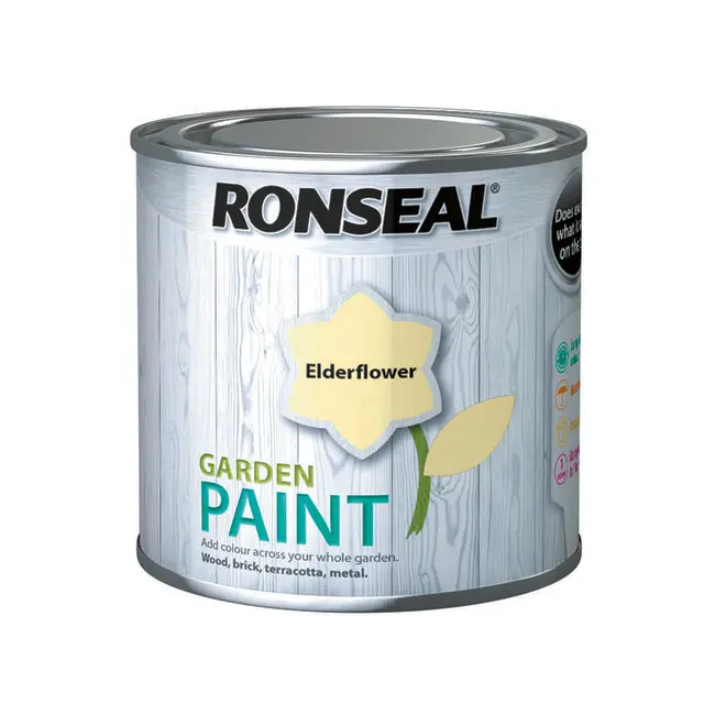 Ronseal Garden Paint – Elderflower, 250Ml Sample Size Garden Paint 1