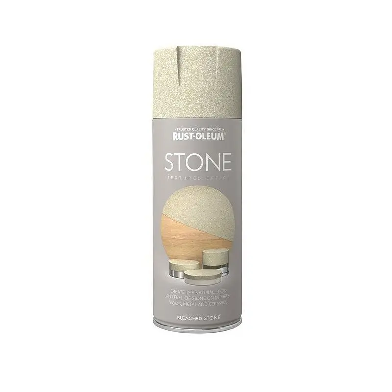 Rust-Oleum Stone Texture Spray – Bleached Stone Finish, 400 Ml 1
