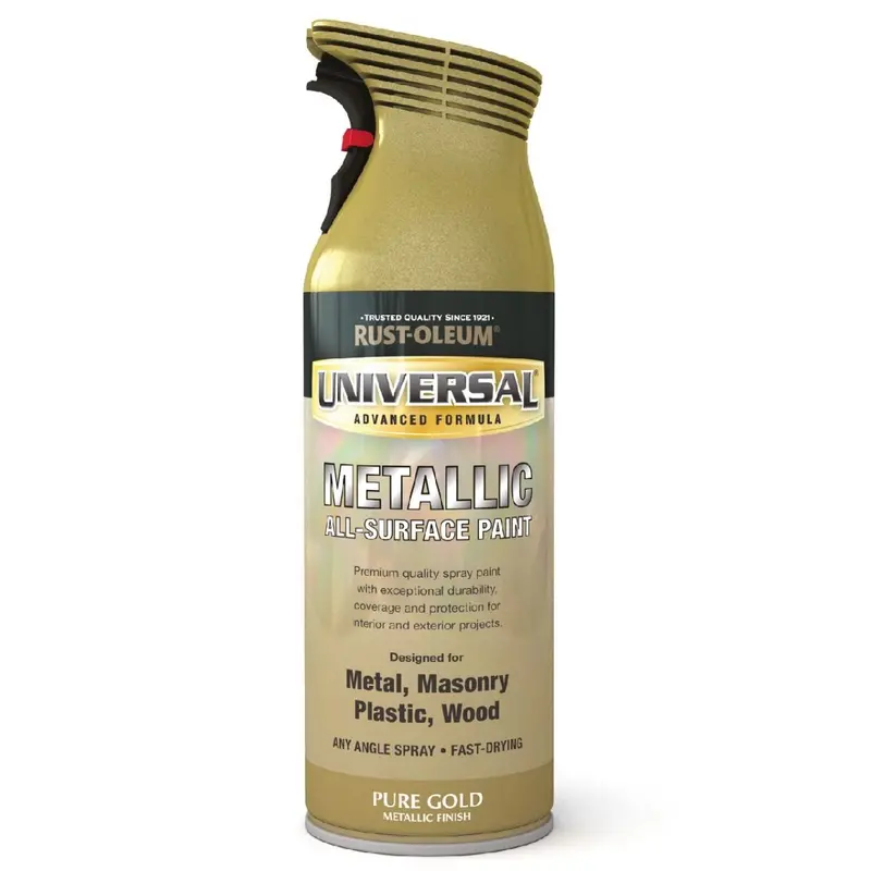 Rust-Oleum Universal All-Surface Spray – Pure Gold Metallic, 400 Ml 1