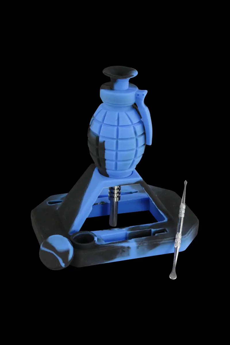 Silicone Dab Grenade Vapor Straw Collection Kit 1