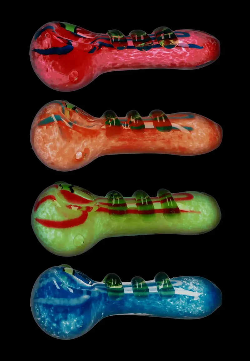 Smoke Cartel 3-Inch Drip-Design Glass Hand Pipe 1