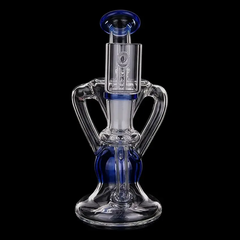 Smoke Cartel 5.2-Inch Color-Changing Tube Recycler Dab Rig 2