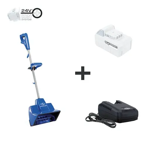 Snow Joe 24V-Ss11-Xr Refurbished Ionmax Cordless Snow Shovel – 11-Inch Width, 5.0Ah Battery And Fast Charger Included 1