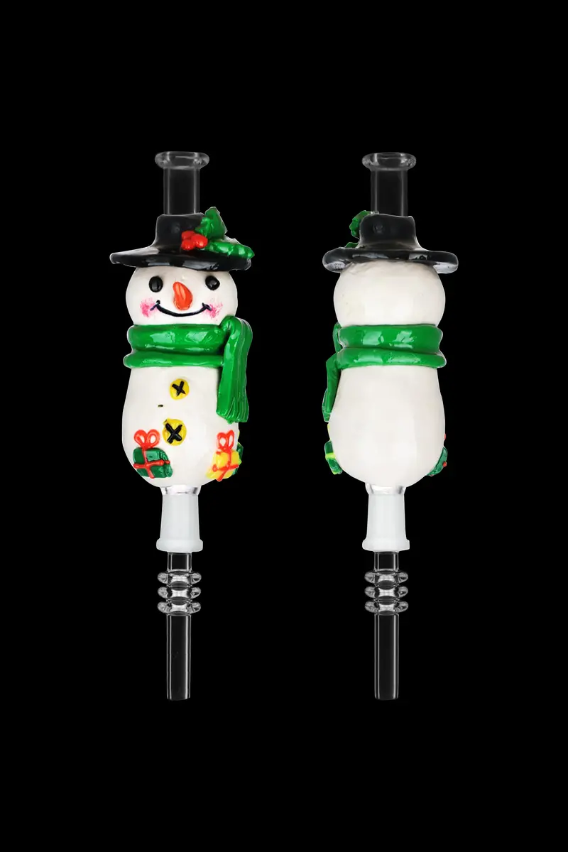 Snowman-Shaped Vaporizer With Quartz Tip 1