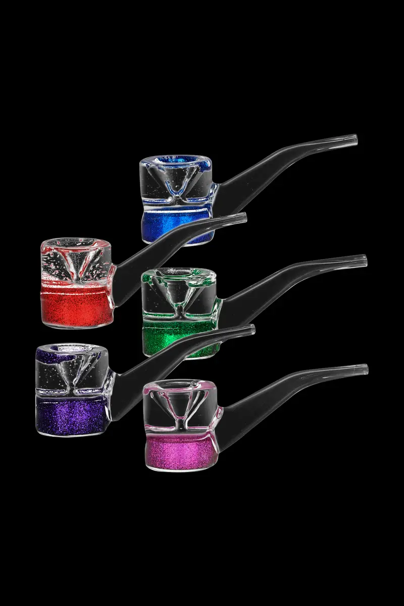 So Camp Glitter Glycerin Hand Pipe – Sparkling Flexible Pipe 1