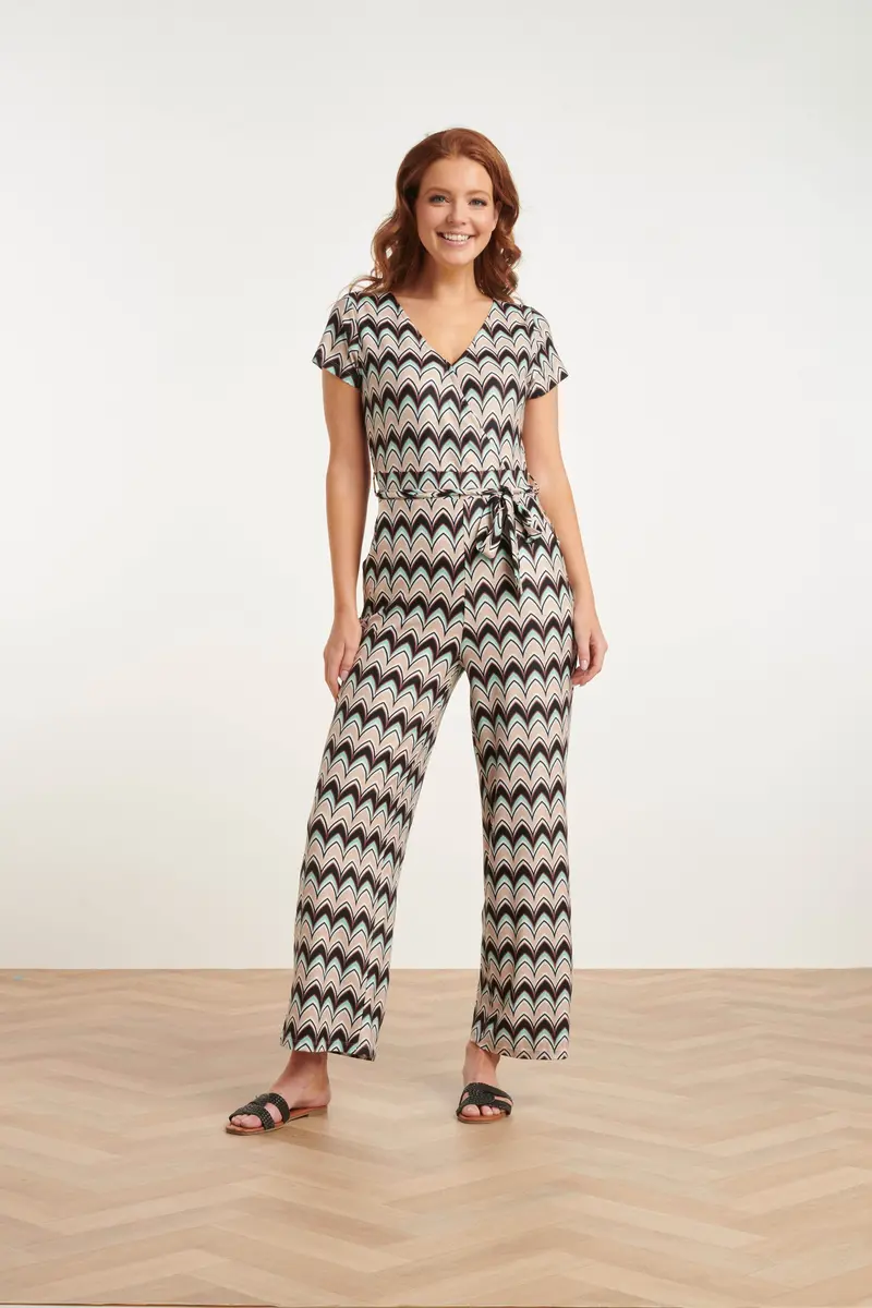Soft Stretch Graphic-Print Jumpsuit In Multicolor | Style 24427 1