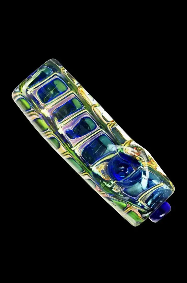 Square Profile Glass Hand Pipe 1