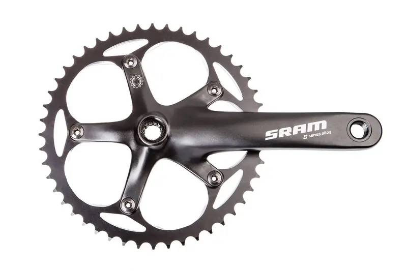 Sram S100 Power Spline 165Mm 48T Black Courier Crankset 1