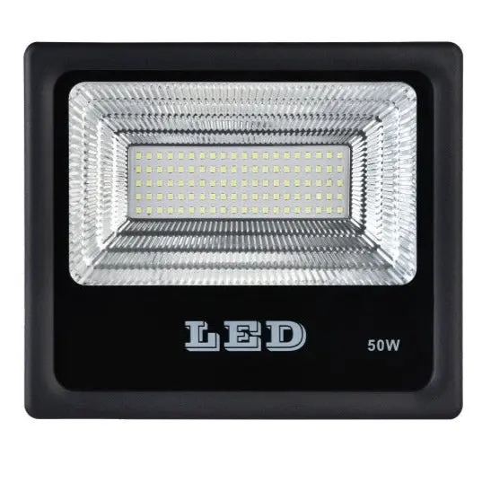 Starbrite Auriga 50W Black Led Floodlight – Sensor-Free Outdoor Lighting 1