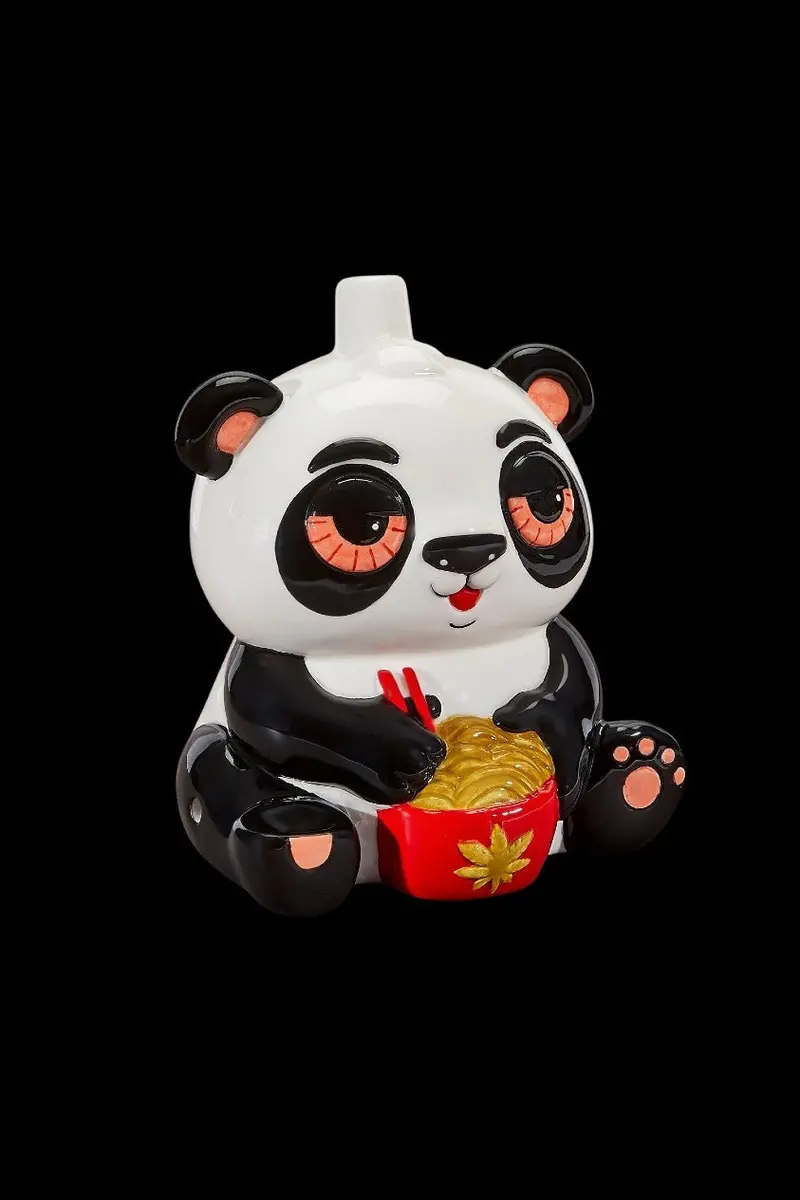 Stoned Panda Ceramic Pipe – Playful Animal-Themed Smoker 1
