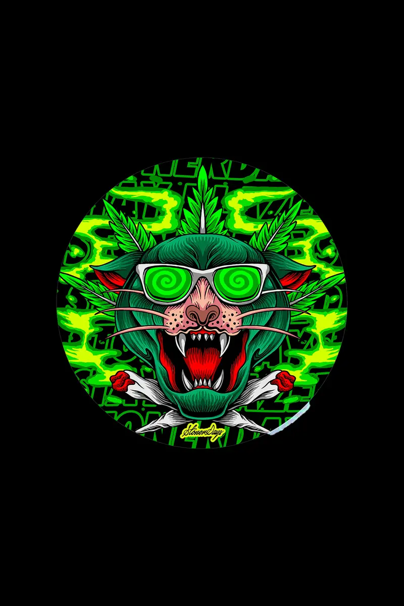 Stonerdays Greenz Panther Silicone Dab Mat 1