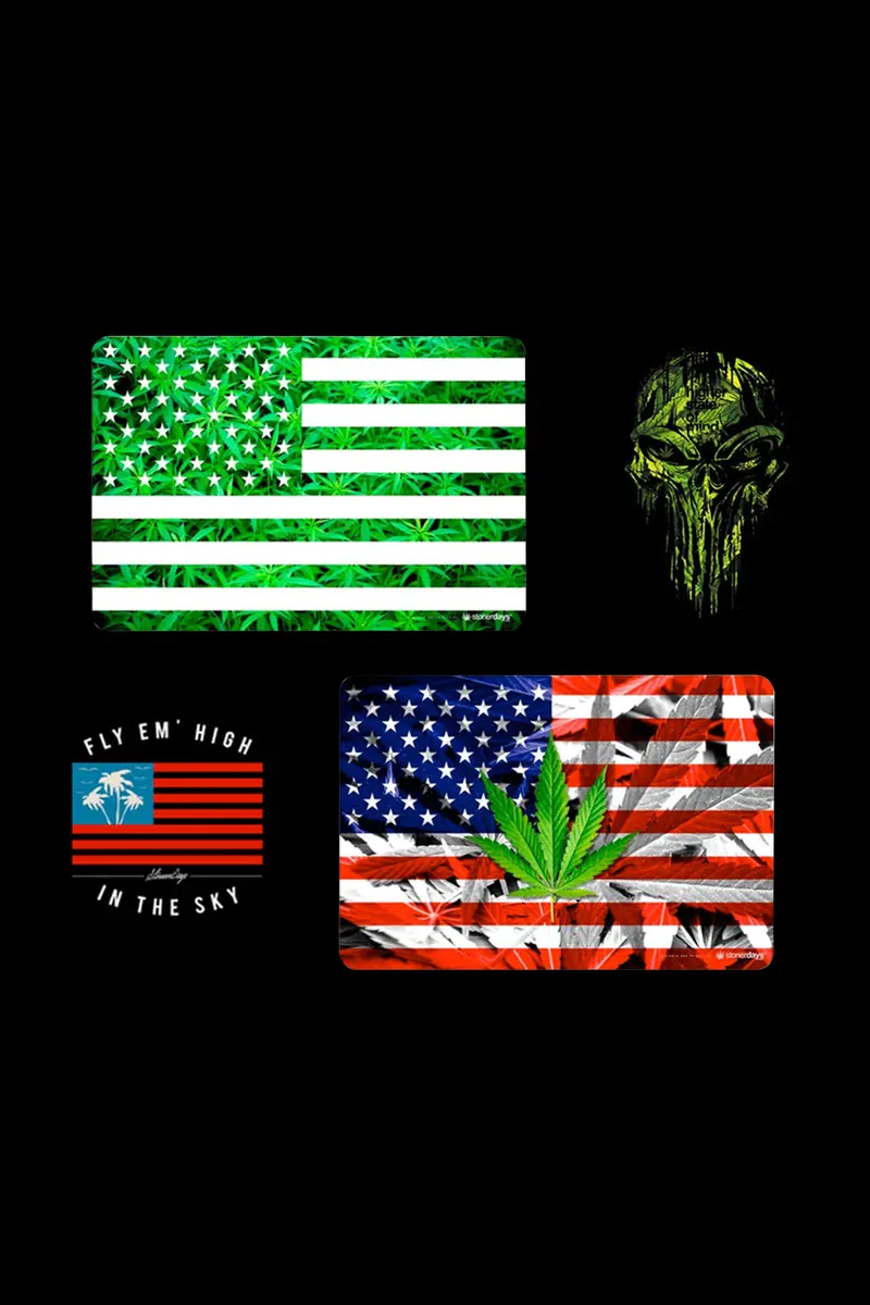 Stonerdays Operation Dabber Delight – 4-Piece Silicone Dab Mat Set 1