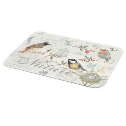 Stow Green Songbird Medium Worktop Saver – Non-Slip Bamboo Kitchen Mat 1
