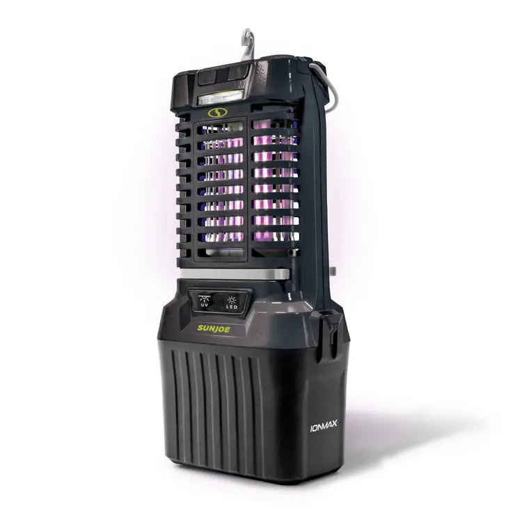 Sun Joe 24V-Bz100-Lte Cordless Bug Zapper Kit – Indoor/Outdoor Use, 1-Acre Coverage, Includes 2.0-Ah Battery And Charger 1