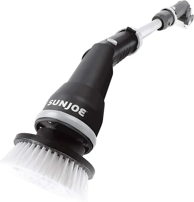 Sun Joe 24V-Pwscrb-Ltw Cordless Oscillating Scrubber – 1000 Opm, 4 Attachments, 24V Ion+ Battery + Charger Included 1