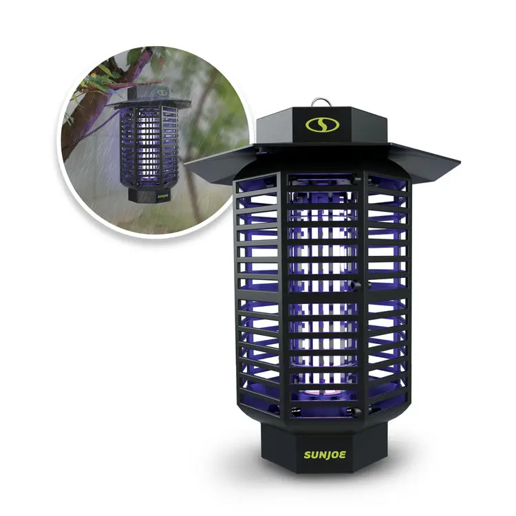 Sun Joe Sj-Bz18W Refurbished 18-Watt Uv Bug Zapper – Indoor/Outdoor Use, 1600 Sq Ft Coverage, Ultra-Quiet Operation 1