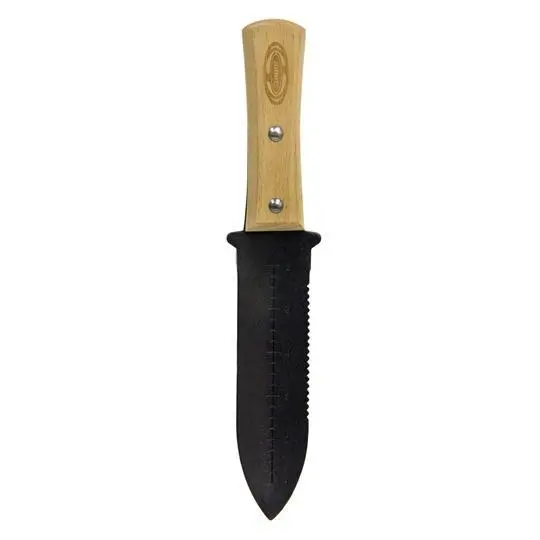 Sun Joe Sjhh1901 Hori-Hori Digging Tool – 6.5-Inch Carbon Steel With Serrated Edge, Built-In Ruler & Protective Sheath 1