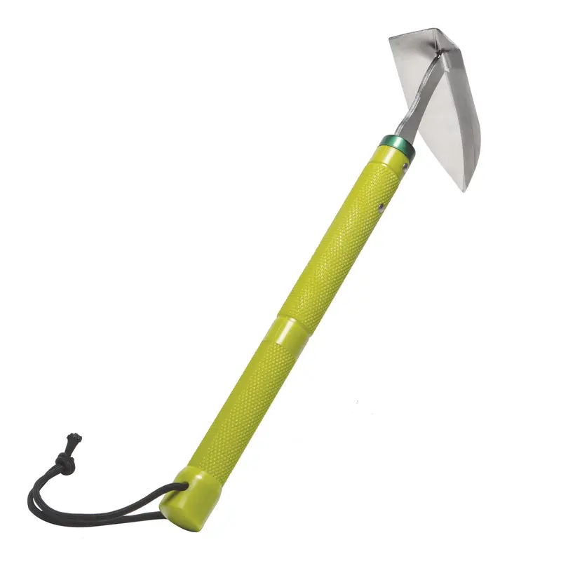 Sun Joe Sjhh1904 Stainless Steel Hori-Hori Triangle Hoe – 5.5-Inch Landscaping Tool 1