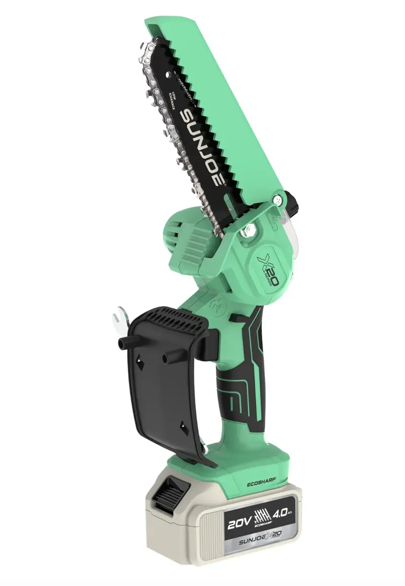 Sun Joe X20 Cordless Pruning Saw – 6-Inch Blade, 20V System, Includes 4.0Ah Battery & Charger, Green (Refurbished, In-Store Only) 1