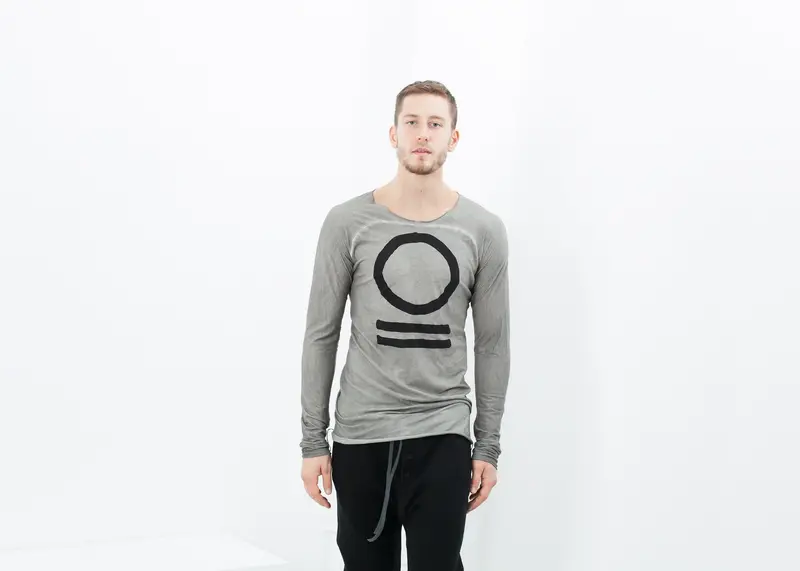Taupe Antidote "Joie" Relaxed-Fit Tee 1
