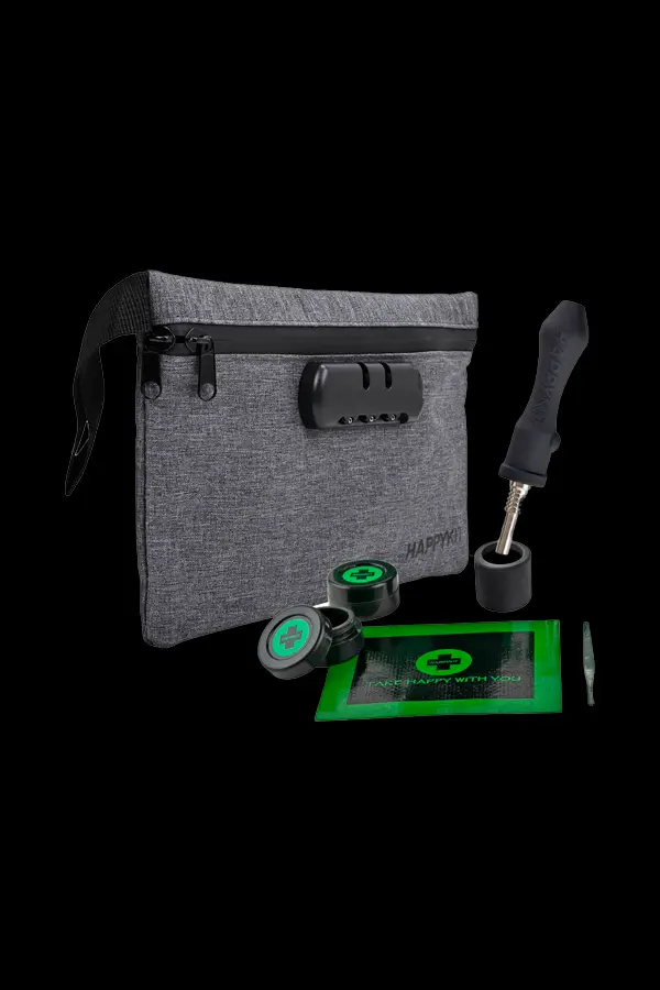 The Happy Kit – Lockable Travel Dab Organizer Pouch 1