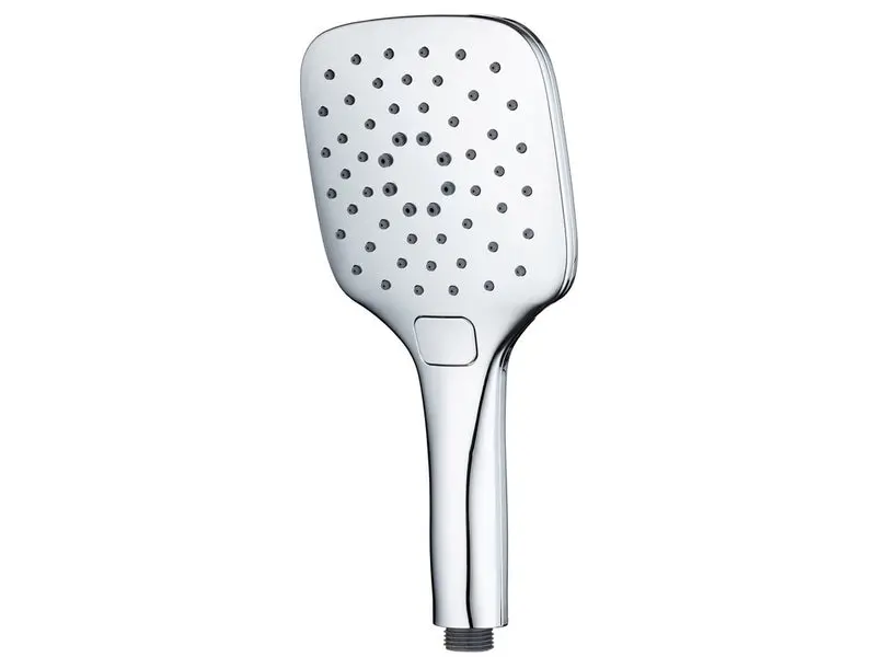 Torino 3-Function Square Chrome Shower Head With Modern Design 1