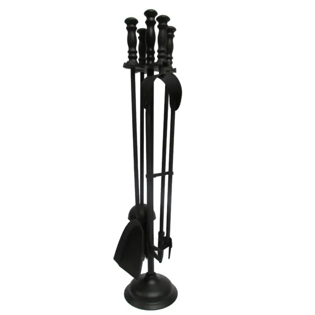 Traditional Fireside Companion Set – Cast Iron Fireplace Tool Set 1