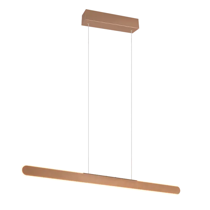 Trio Helios Led Pendant Light – Coffee-Coloured Fixture With Touch Control 1