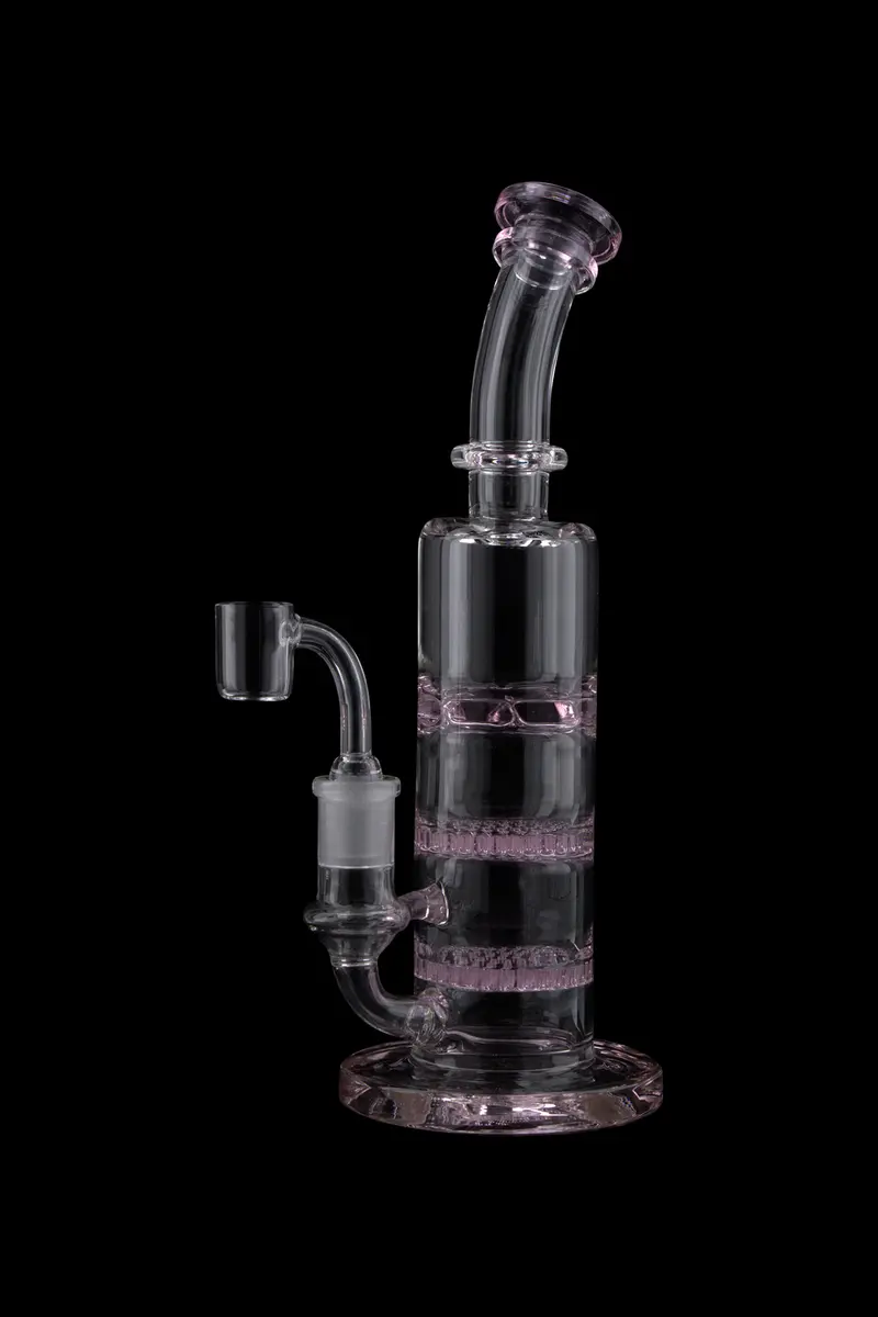 Triple Honeycomb Perc Dab Rig For Smooth Hits 2