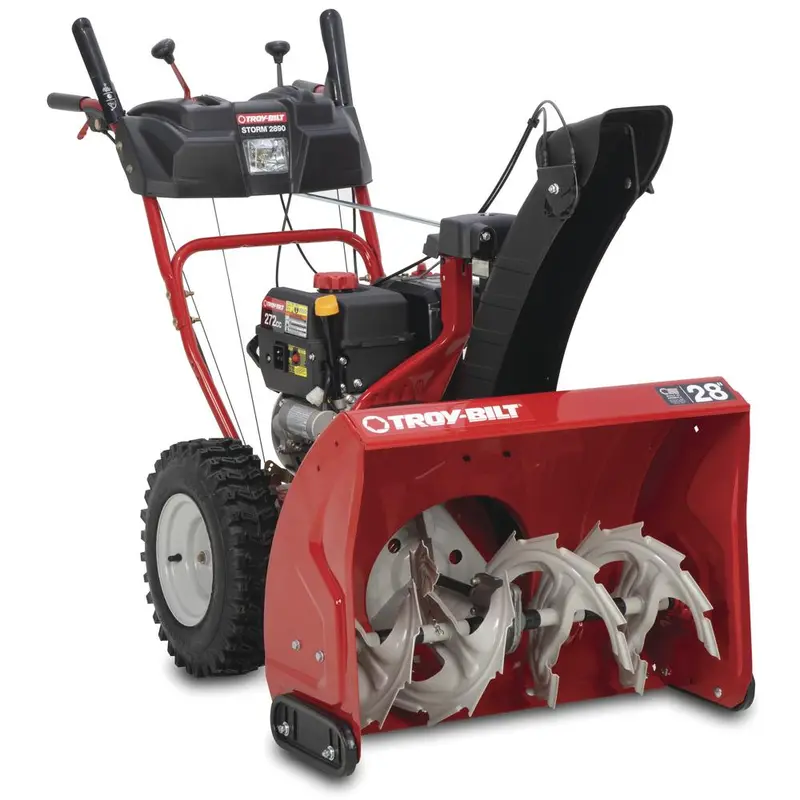 Troy-Bilt Storm 2890 Two-Stage Gas Snow Thrower – 28-Inch Clearing Width, 272Cc Engine With Electric Start 1