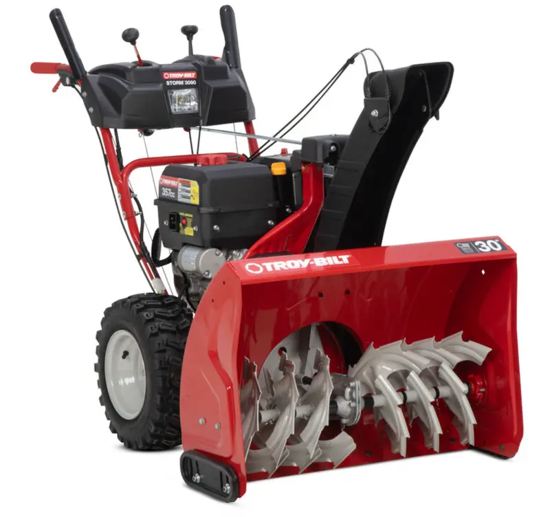 Troy-Bilt Storm 3090 Two-Stage Gas Snow Blower – 30-Inch Clearing Width, 357Cc Engine, Self-Propelled 1